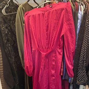 Elegant Red Women's Dress